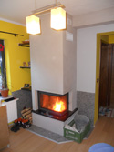Rohová krbová vložka Kobok, Brno